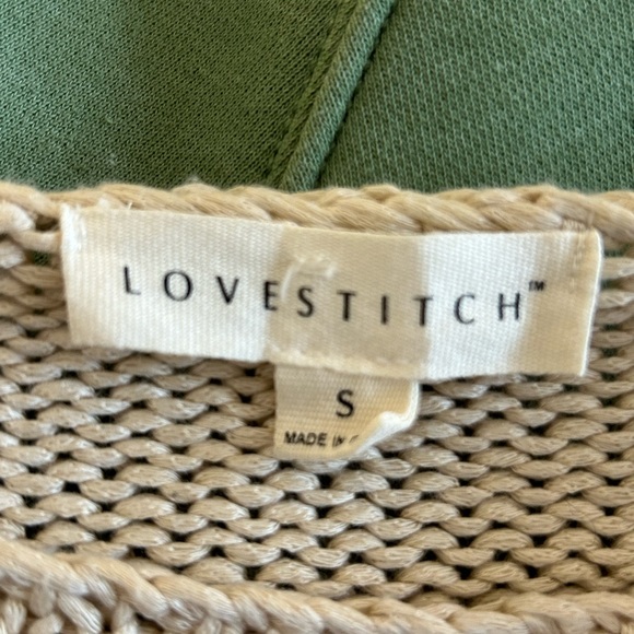 Lovestitch Sera Striped knit pullover size small - Picture 2 of 4